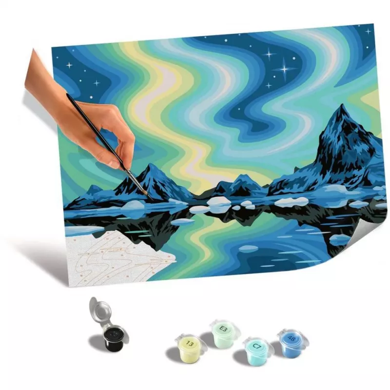 Ravensburger CreArt Canvas Edition painting kit Northern Lights by Ravensburger (MPN 23907)