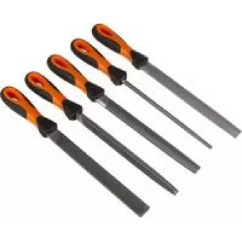 File set BAHCO 1-477-08-2-2 — 5-piece hand files, 200 mm cut