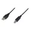 Digitus ASSMANN - USB Cable - USB Type A, 4-pin (M) - USB Type B, 4-pin (M) - 50 cm (USB/USB 2.0) - Black (AK-300105-005-S)