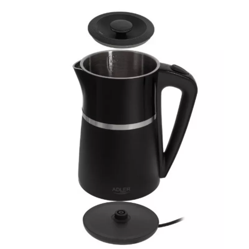 Electric kettle Adler 1.7l 2200W black