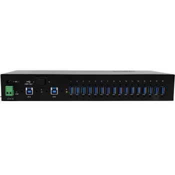 Exsys EX-1526HMVS - USB 3.2 Gen 1 (3.1 Gen 1) Type-B - USB 3.2 Gen 1 (3.1 Gen 1) Type-A - 5000 Mbit/s - Black - Metall