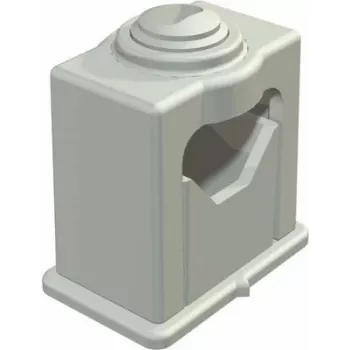 OBO Bettermann Greif-Iso-Schelle 3040 6-16mm 2-piece Light Grey (2105012)