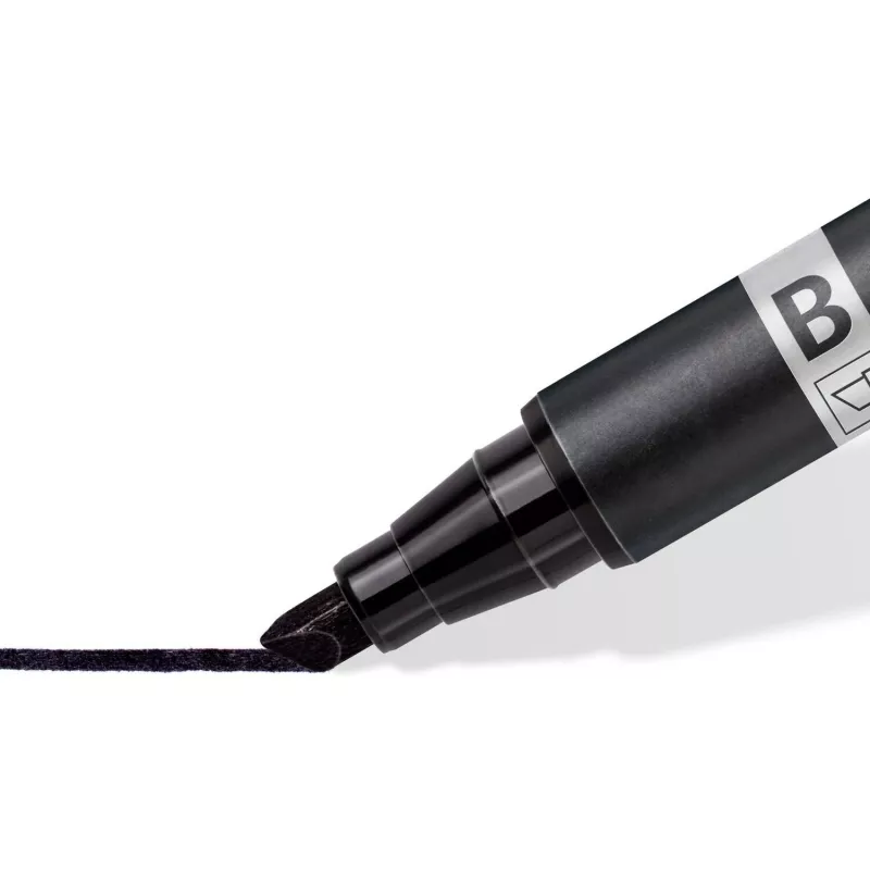 Permanent marker Staedtler Lumocolor permanent duo 348 B black 1 pc