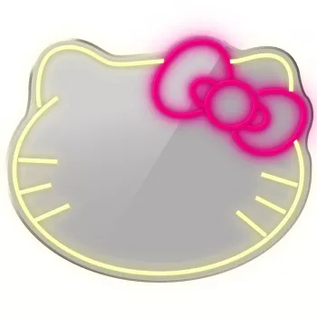 LED Neon Mirror Light MANTA MASNL129WH — Cat with Bow Decorative Neon Accent