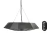 TunaBone | Electric Ceiling Infrared Patio Heater | TB2068C-01 | Patio heater | 2000 W | Number of power levels 1 | Suitable for rooms up to 20 m² | Black | IP45