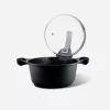 Saucepan Pensofal Saxum 24 cm with glass lid — Pensofal Saxum 24cm saucepan