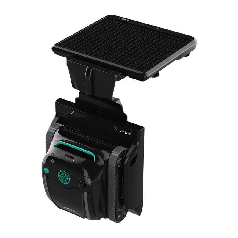 Wybot S2 Solar wireless pool cleaning robot — Wybot S2 Solar pool cleaner, cordless operation