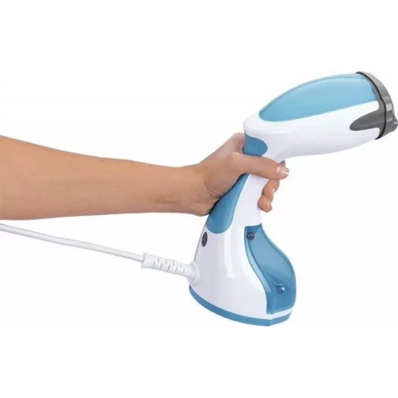 Steam iron MPM MZP-01 with stainless steel soleplate, 1200 W, 0.25 L detachable tank, continuous steam 36 g/min, blue