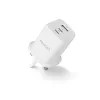 Dicota Power Supply - compact, GaN - 65 Watt - 5 A - PD 3.0 - 3 Output Ports (2 x USB-C, USB)