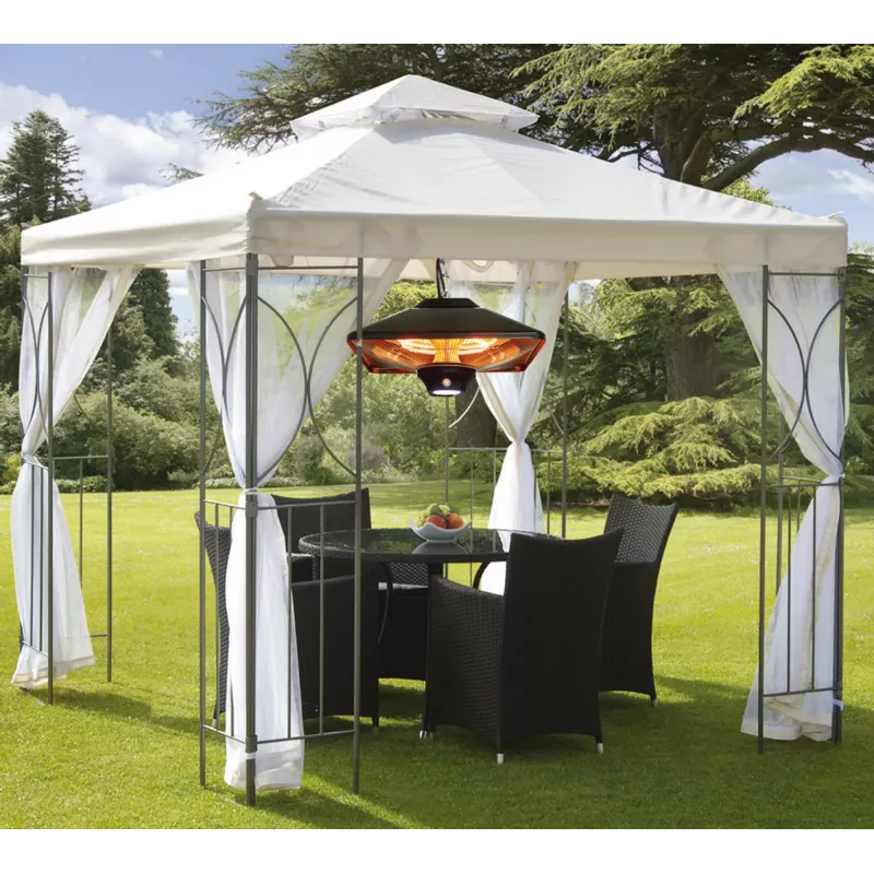 TunaBone Electric Ceiling Patio Heater | TB2088-01 | Patio heater | 2000 W | Number of power levels 3 | Black | IP24