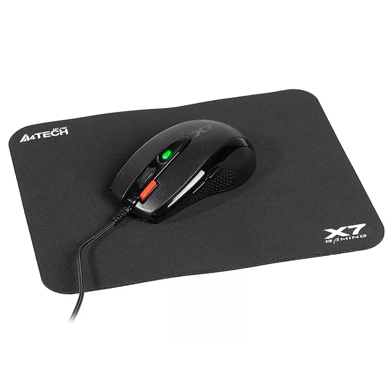 Gaming mouse A4Tech X-7120 USB Type-A ambidextrous 2000 DPI, 3 ms, wired, black