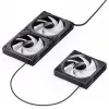120mm case fan Jonsbo ZK-120B ARGB Black, 120mm, ARGB lighting