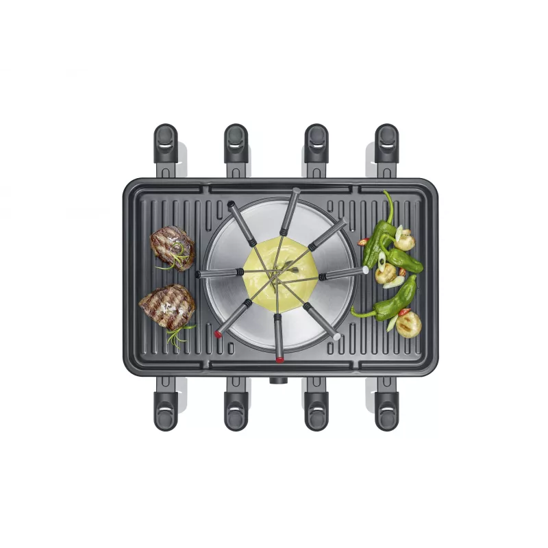 Raclette Grill Severin RG 2347 8 Persons 1400 W Black