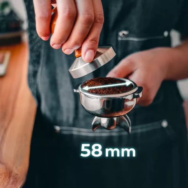 Baristeo Intima Siebtrgermaschine (silber/edelstahl, Thermoblock)