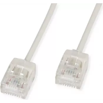 ROLINE UTP Patch Cable Cat.6A Ultra- kurzer RJ45 Grey 1.5m - Network - UTP (21.15.4404)