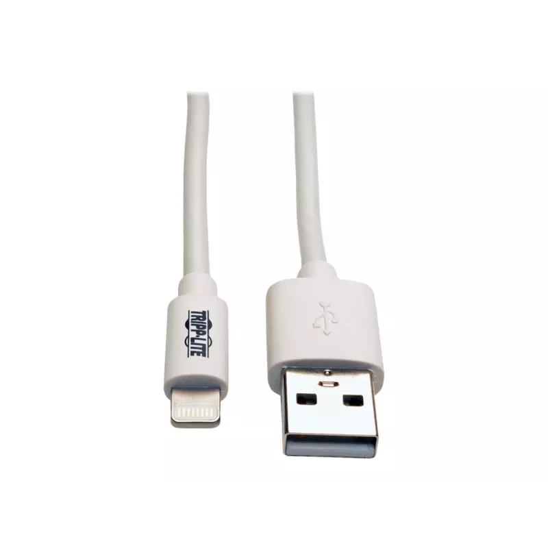 Eaton Tripp Lite Series USB-A to Lightning Sync/Charge Cable (M/M) - MFi Certified, White, 6 ft. (1.8 m) - Daten-/Netzkabel - USB männlich zu Lightnin