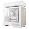 Desktop PC case DeepCool CL6600 WH — white, supports ATX/PS2/SFX/SFX-L PSUs, 140 mm front, 120/140 mm top/rear, 2.5 inch & 3.5 inch drives