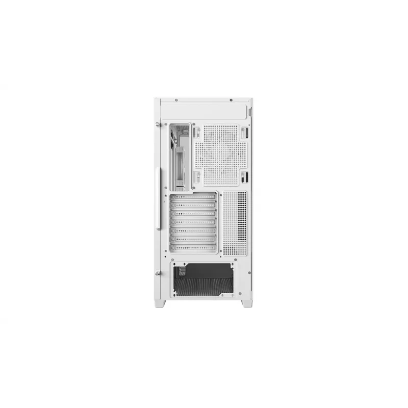 PC Case DeepCool CG580 4F V2 Midi Tower White — ATX, tempered glass, 3x120mm side fans, 360mm side radiator support