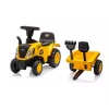 CAT vehicle Tractor with trailer yellow ride-on