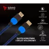Savio GCL-02 HDMI cable 1.8 m HDMI Type A (Standard) Black,Blue