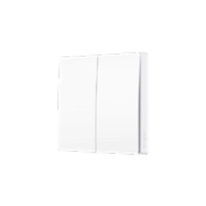 TP-Link Tapo Smart Light Switch 2-Gang 1-Way, Tilt, White, 91.5 mm, 100.5 mm, 55.5 mm, 200 g