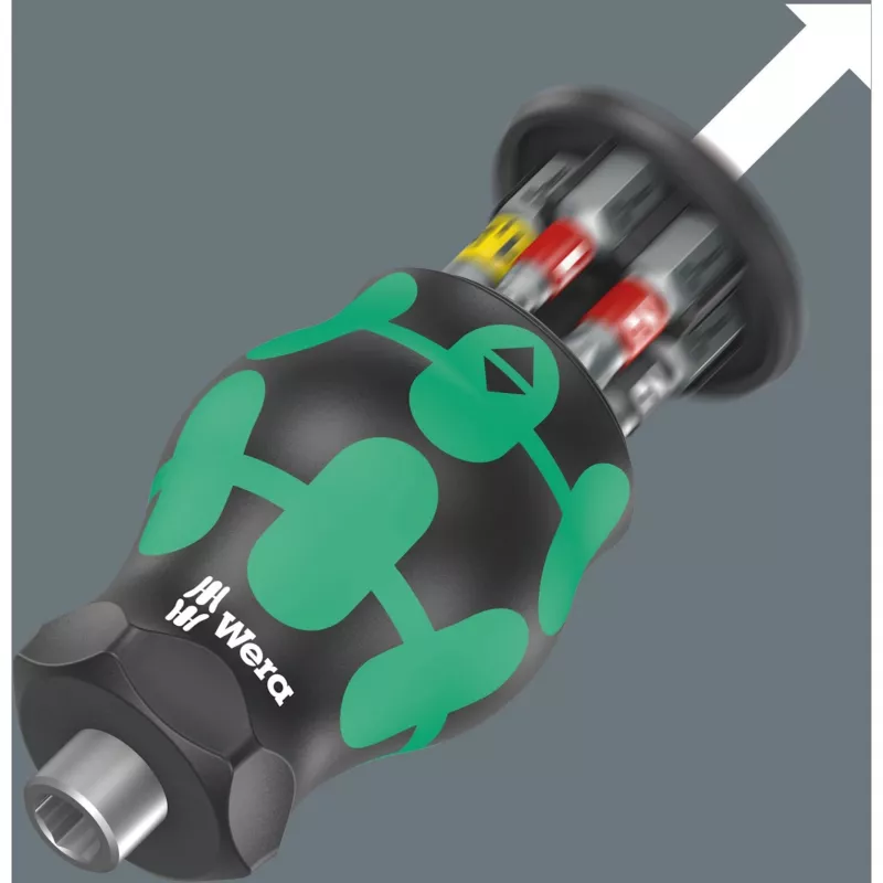 Wera Kraftform compact Stubby Magazin 2 Multi-bit screwdriver Straight screwdriver