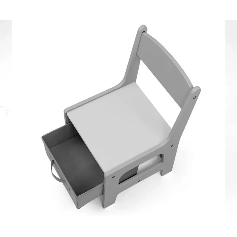Children's furniture set Milly Mally Sven Grey 5489 — compact set in grey