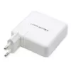Qoltec GaN Charger FAST 108W | 5-20V | 3-4.7A | USB C | White