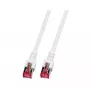 EFB-Elektronik RJ45 Patch Cable Cat.6 S/FTP LSZH White 2m Manufacturer: EFB Elektronik (K5518.2)