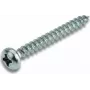 Screw cimco 190120, galvanized metal, for fibreboard, 40 mm length, 5 mm thread diameter, 1 pc