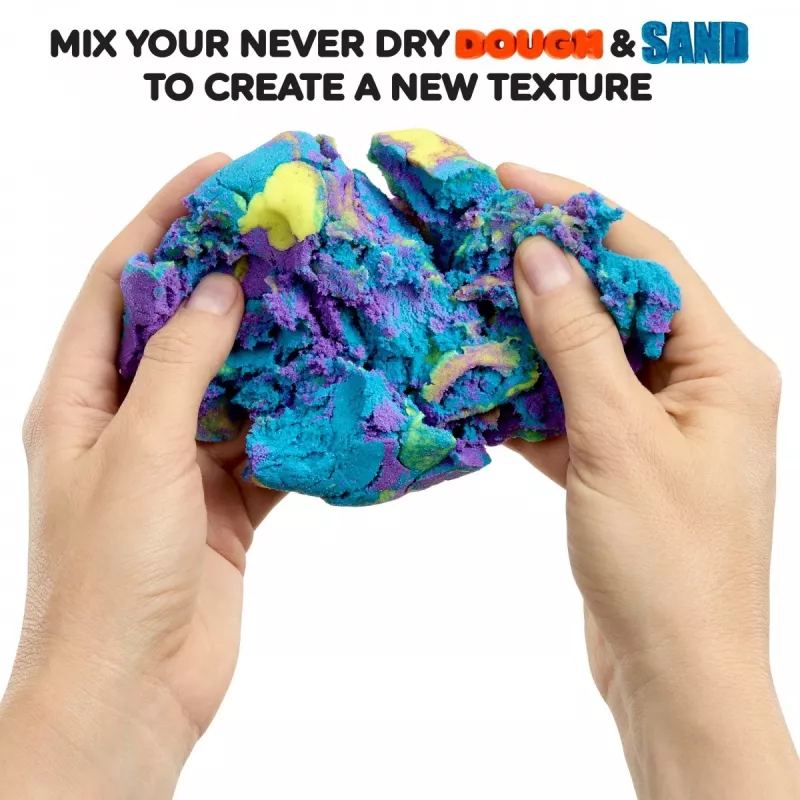 Kinetic sand Wonder Factory Never Dry Sand Bag, Purple Teal