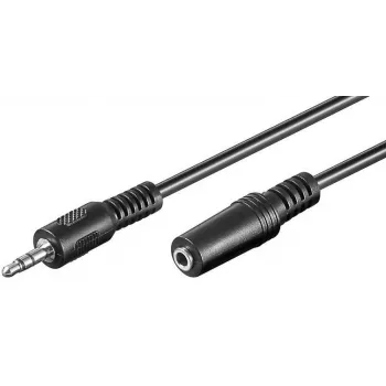 Microconnect AUDLR5 audio cable 5 m 3.5mm Black