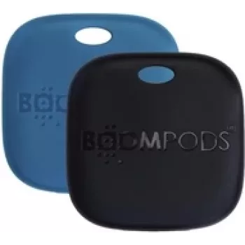 Rechargeable tag duo pack Boompods Boomtag TARRE2 — Blue & Black