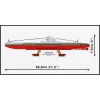 Plastic Model Kit Cobi Polish Submarine ORP Sep 1:300 Scale (COBI-4856)