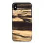 Phone case man and wood for iPhone XS Max — white ebony black