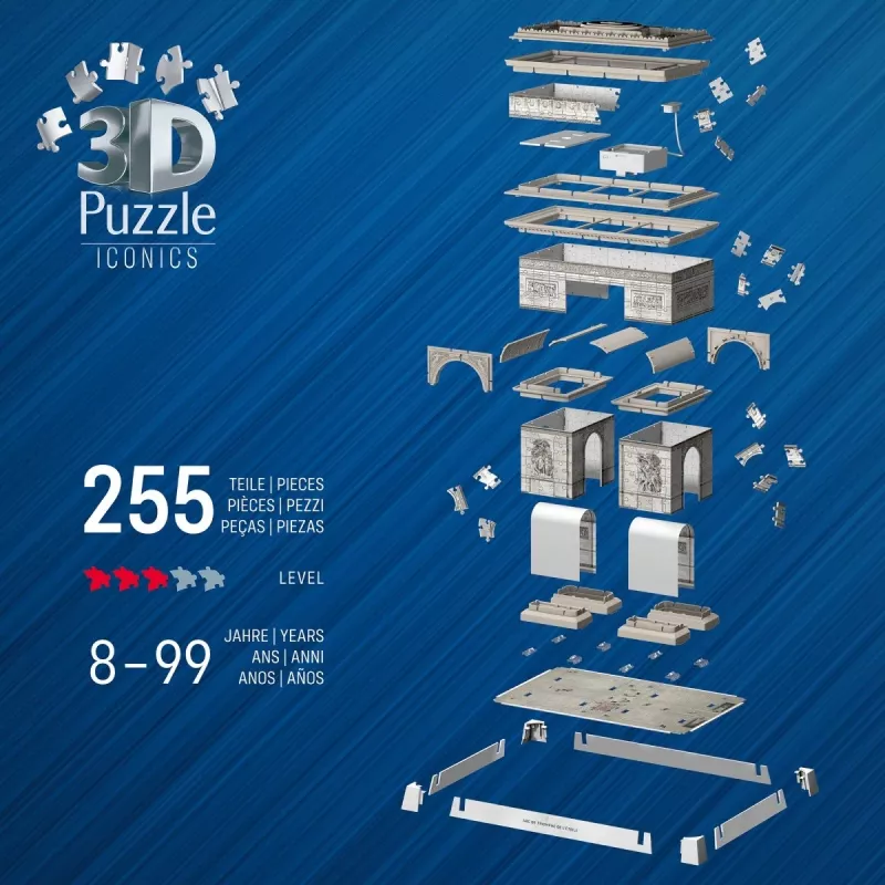 3D puzzle Ravensburger 12008029 Buildings 269 mm x 239 mm