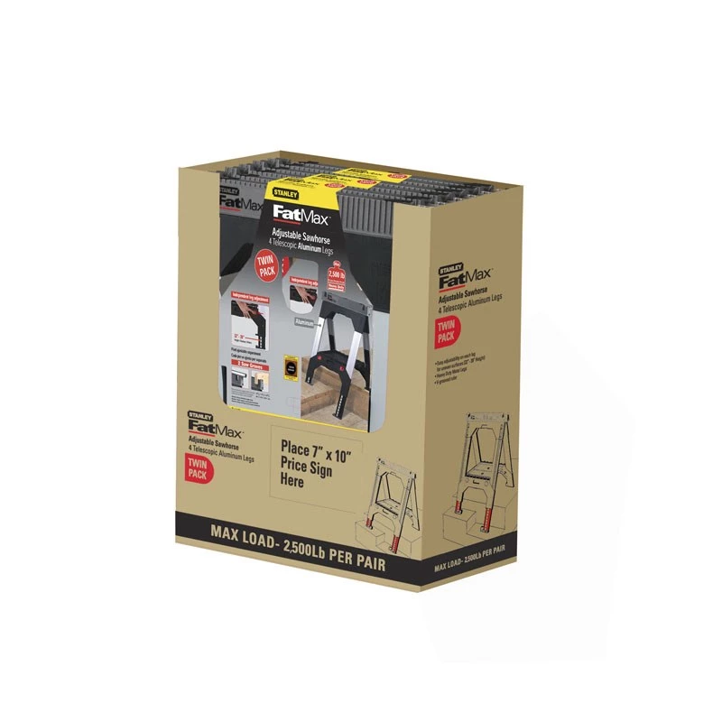 Aluminium Sawhorse Stanley FATMAX 1135 kg load 2 pcs
