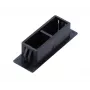 End cap for patch panels Extralink SC Duplex, black, ABS
