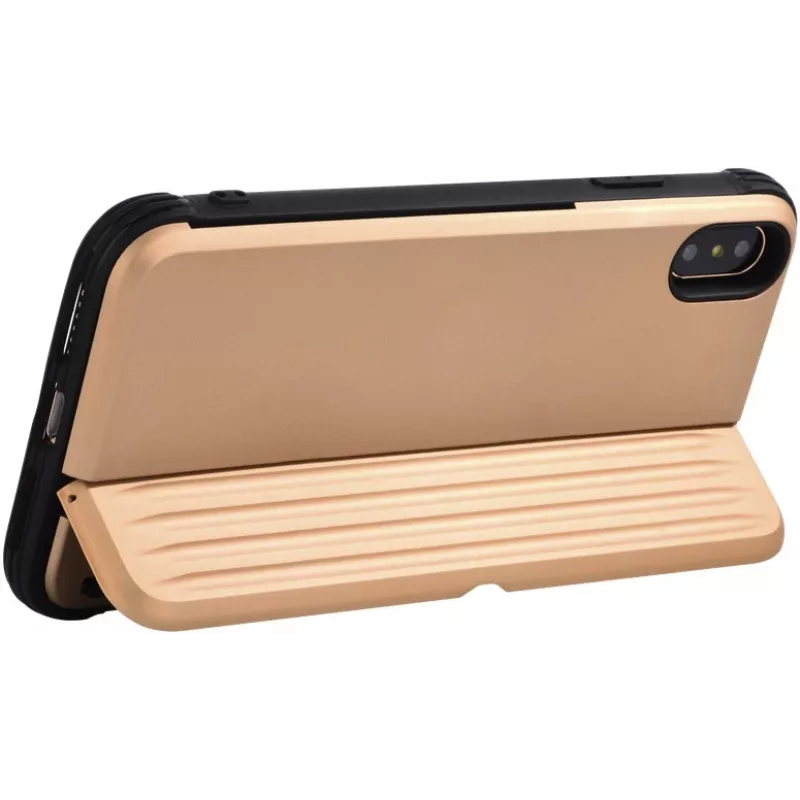 Protective phone case Devia H-Card Series for iPhone XS/X 5.8 inch, gold