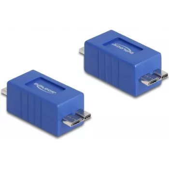 DeLOCK cable gender changer Micro-B 67216 Blue