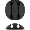 Cable clip Goobay 70683 Desk Wall Black 5 pcs