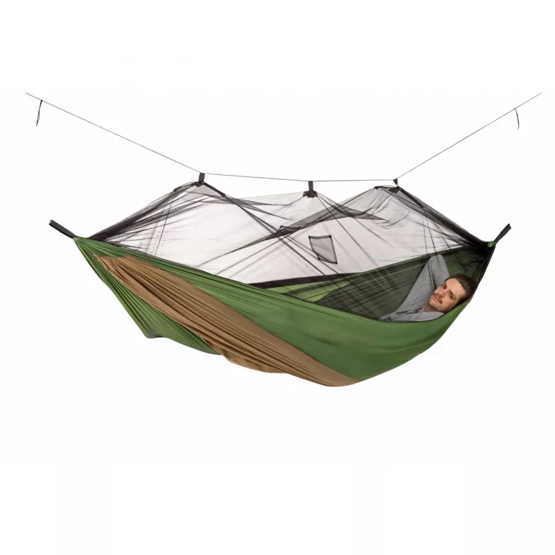 Adventure Moskito Hammock Thermo AZ-1030430, Camping-Hammock Green/brown