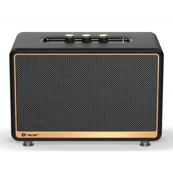Portable stereo speaker TRACER M45 Black — Bluetooth 5.0, 45 W RMS, FM radio, built-in mic, battery-powered