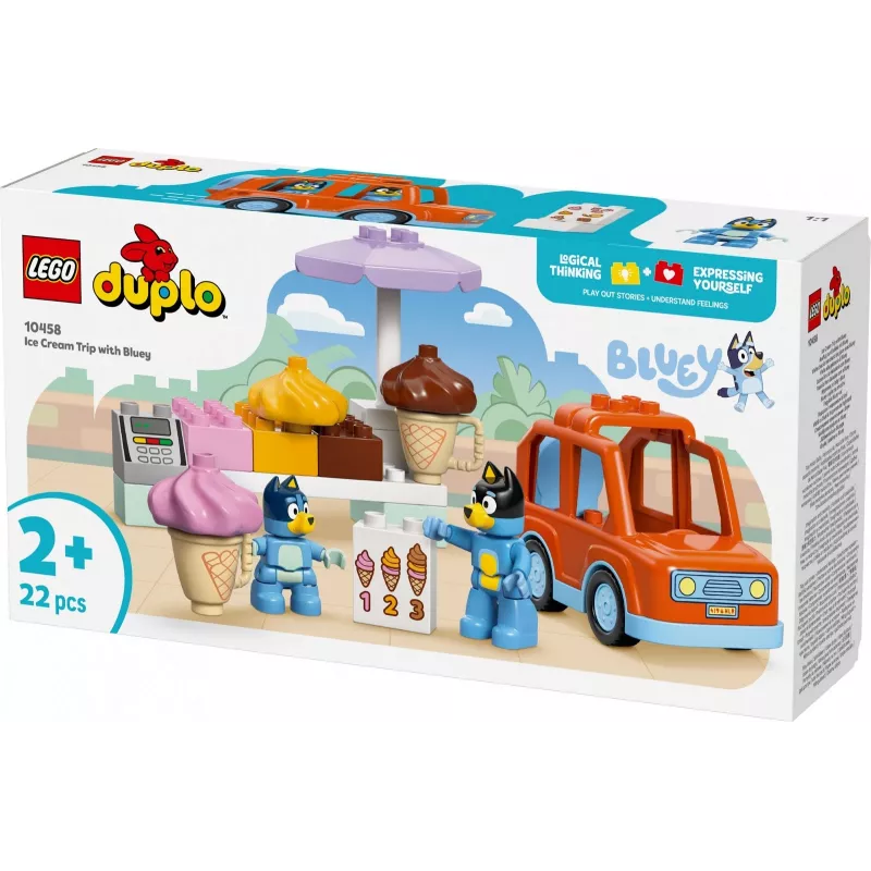 LEGO BLUEY 10458 Ice Cream Trip with Bluey