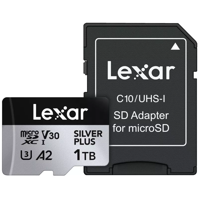 Flash Memory Lexar 1TB UHS-I MicroSDXC SILVER PLUS