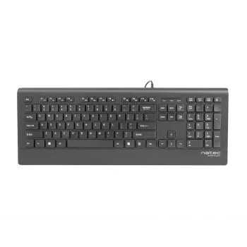 Wired keyboard NATEC BARRACUDA ES — compact layout, membrane switches, USB connection