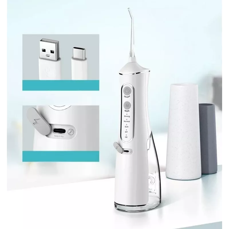 Oral irrigator Extralink L8 with 2000mAh battery and IPX7 water resistance