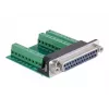 Cable Gender Changer DeLOCK 65317 25p 27p Black Green Silver