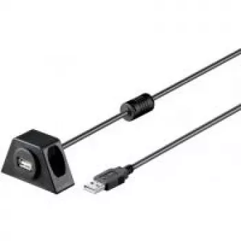 USB Cable Goobay USB2.0 0.6m USB A Black