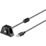 USB Cable Goobay USB2.0 0.6m USB A Black